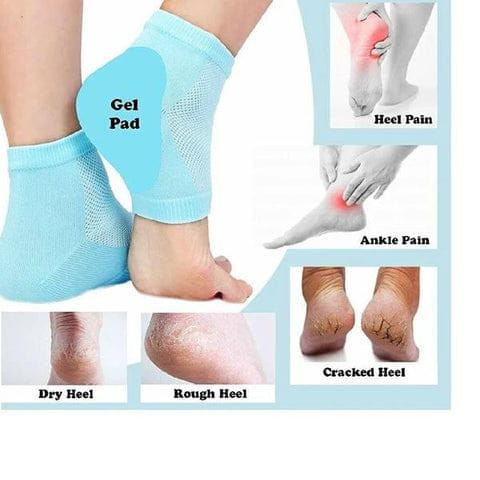 Heel Pain Relief silicon gel heel socks