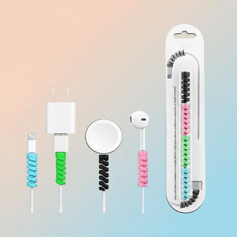 Spiral Charger Spring Cable Protector Data Cable Saver